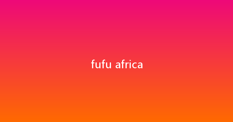 fufu africa 
